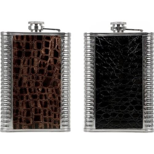 9OZ Alcohol Flask Drinkware Stainless Steel Hip Flasks Whisky Bottle