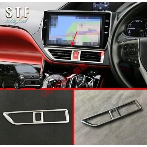 ABS Interior Accessories Center Air Conditioning Vent Decorative Frame Cover Trim For Toyota Voxy R80 2018 2019 2020