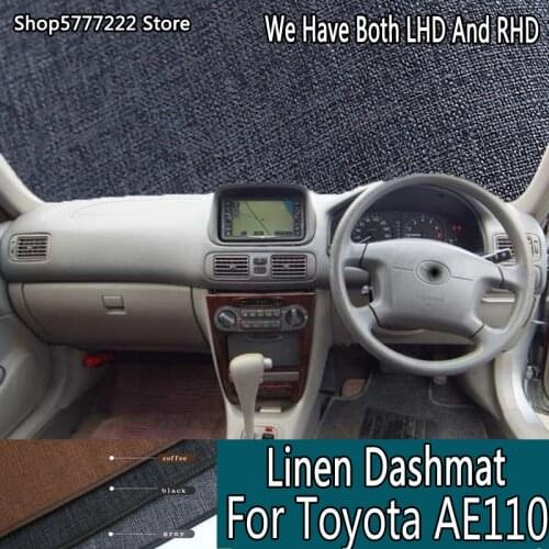 Car Styling Linen Dash Mat Covers Dashmat Dashboard Pads Accessories For Toyota SPRINTER CARIB GF Corolla AE110 SE/XE RHD