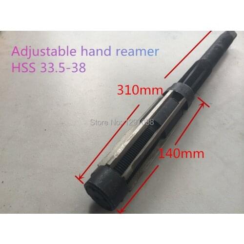 Free shipping Adjustable hand reamer HSS 33.5-38mm