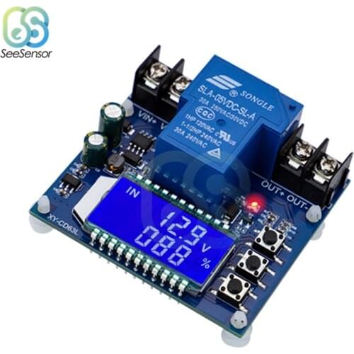 XY-CD63 Dual Mode Battery Charging and Discharge Control Protector Accumulator Large Current 30A Relay Undervoltage Protection