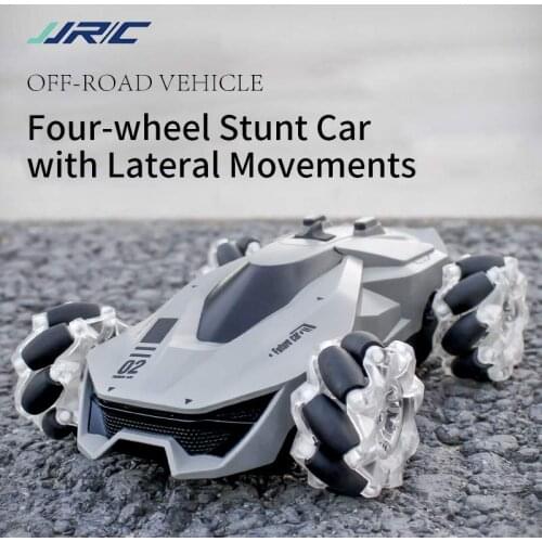 JJRC Q92 1:24 2.4G 4WD 360 Degree Flip Simulation Spray Night Glare Effect Tire Dynamic Sound Effect RC Stunt Car Models Toys