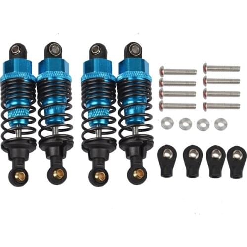 4pcs Aluminum Alloy TT01 Shock Absorber Set for 1/10 TT01 TT01D TT01E TT01 Upgrade Parts