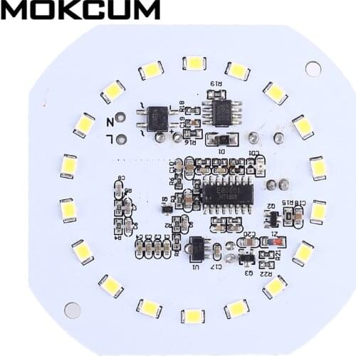 Microwave Radar Sensor Module 5W 9W 12W White LED Lamp Smart Control for Aisle Corridor Human body induction lamp module