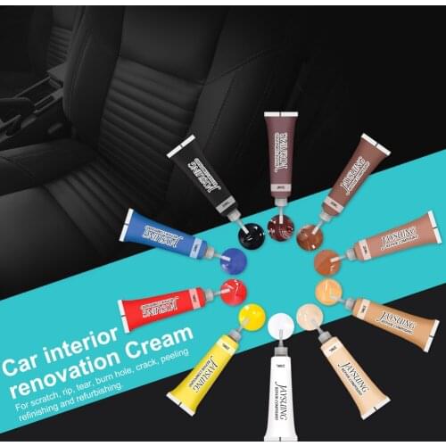 Car Leather Repair Kit Durable Professional Vinyl Repair Restore Cream Set For Furniture Car Seats Shoes Car Exterior