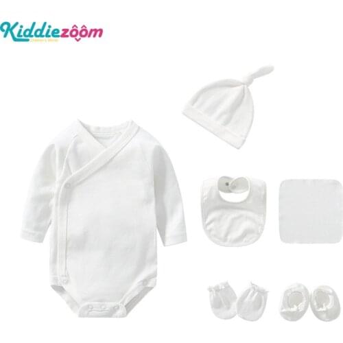 Solid Baby body bebe Outfits Sets Clothes Newborn bodysuits Hats Socks sleepwear infant Clothing