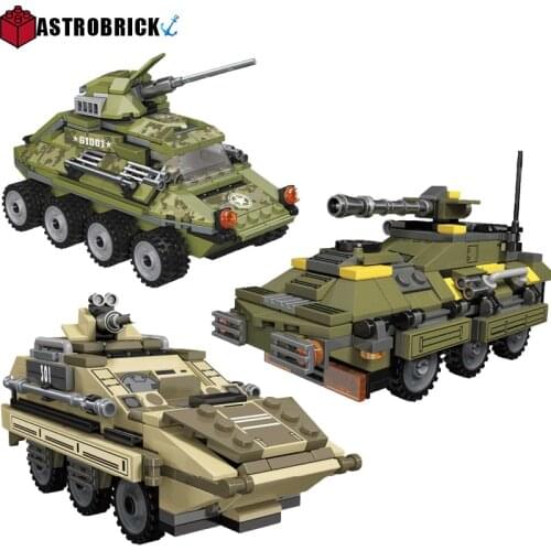 Infantry Fighting Vehicle Type 82 Tank Armored Tank Building Blocks Military Series Tigh-tech Arms Brick Model For Kid Toy Gifts