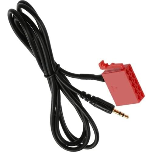 Bestolink MINI ISO 10Pin ISO Aux Cable AUX-IN Adapter for Volkswagen Audi Skoda Radio