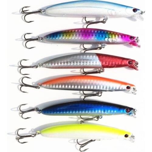 Laser Float Fishing Minnow Lure Bait 90mm 9.5g Artificial Bass Hard Bait 1 Pieces