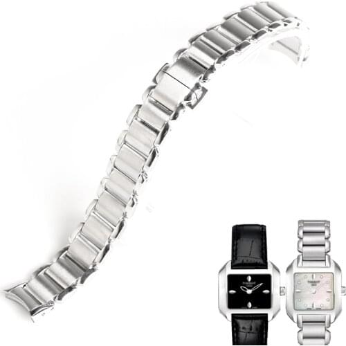 WENTULA watchbands for TISSOT T02 T-LADY stainless steel solid band man watch band
