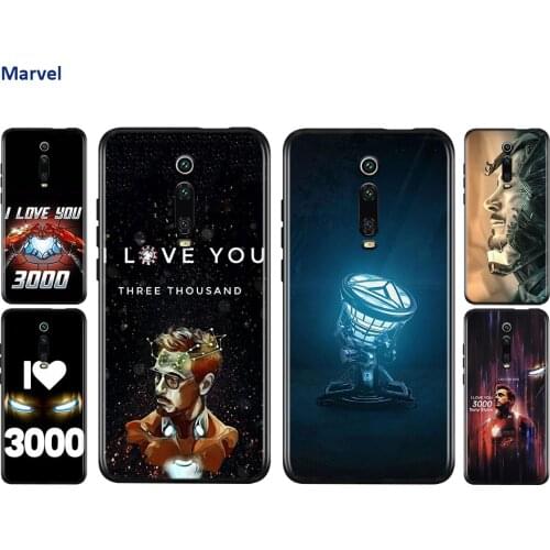 Silicone Cover Iron Man I Love You 3000 For Xiaomi Redmi 9 9T 9C 8 7 6 Pro 9AT 9A 8A 7A 6A S2 5 5A 4X Plus Phone Case