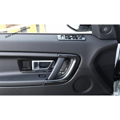 Yimaautotrims Inner Handle Bowl Decoration Strip Cover Trim For Land Rover Discovery Sport 2015 - 2019 ABS Interior Mouldings