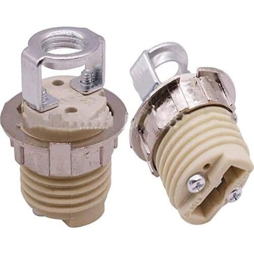 1 pcs Ceramic lamp holder Lights Lighting Accessories Lamp Bases G9 Halogen lamp holder with metal Outer ring Lamp Converter