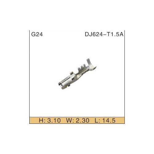100pcs/lot Wire Terminal Crimp Terminal For 3 Pin Honeywell 100 150 250 PSI Oil/Fuel Pressure Sensor Connector Plug DJ624-T1.5A