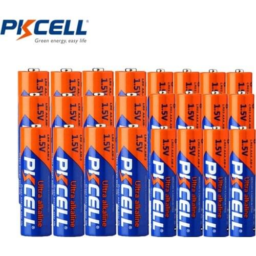 12pcs LR6 AA E91 AM3 UM3 MN1500 360Minutes+12PCS AAA LR03 1.5V AM4 E92 140MIN alkaline battery for Electronic thermometer