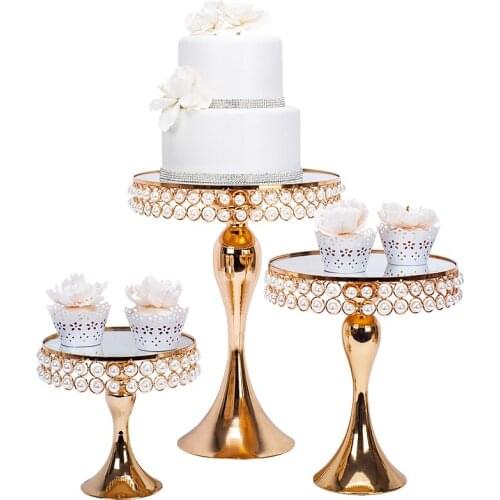 3pcs-12pcs cake stand suit fruit tray wedding party peral 2 tiers cupcake stand