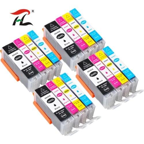 364XL 364 Compatible Ink Cartridge for HP364 xl Photosmart 5520 5524 6510 6520 7510 B109 B110 B209 B210 C309 C310 C410 Printer