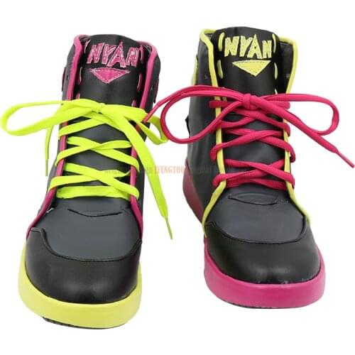 Hololive Tokoyami Towa Anime Characters Shoe Cosplay Shoes Boots Party Costume Prop