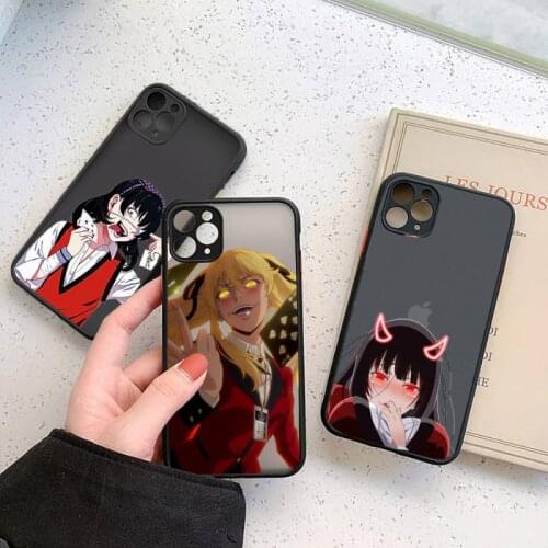 Kakegurui Jabami Yumeko Japanese Anime Phone Cases matte transparent For iphone 7 8 11 12 plus mini x xs xr pro max cover