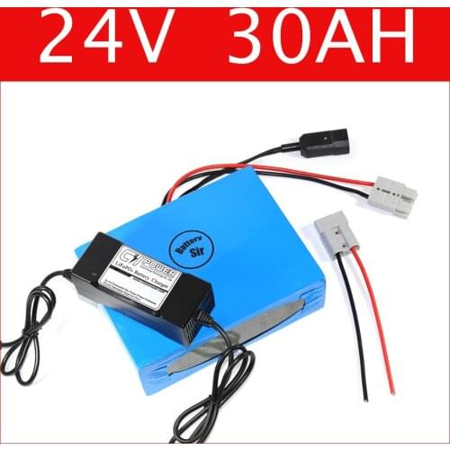 DIY lithium battery super power 24v 30ah lithium ion battery 24v electric bicycle 24v e-bike li-ion battery pack +charger+BMS