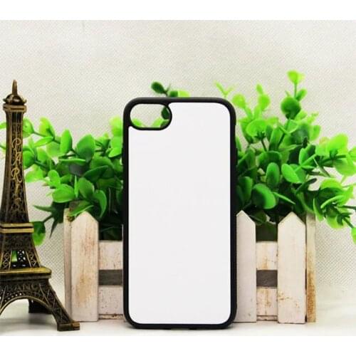 For IPH 7 / 8 / SE 2020 Blank 2D Sublimation TPU Cell Phone Case DIY Printing Plastic Back Protective Cover