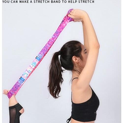 Yoga Mat strap elastic band cotton rope strap binding belt yoga strap harness rope 3.8*140cm
