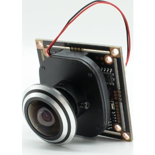 HD Starlight 0.0001Lux NVP2441+IMX307 4in1 AHD TVI CVI CVBS 2mp CCTV Camera Module Security PCB board with fisheye lens