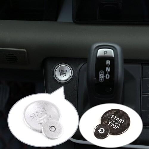 Silver Alloy Car Engine Start Stop Button Volume Button Cover Trim For Land Rover Defender 110 X P400 HSE 2020 2021 Auto Parts