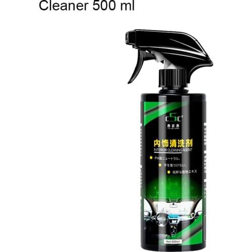 500ML Car Interior Cleaner Auto Leather Spray Foam Cleaning Tools Seat Sofa Dashboard Upholstery Refurbishing Repair Cream