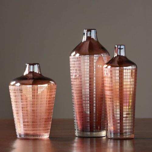 Glass vase modern minimalist vase decoration creative home decoration gifts