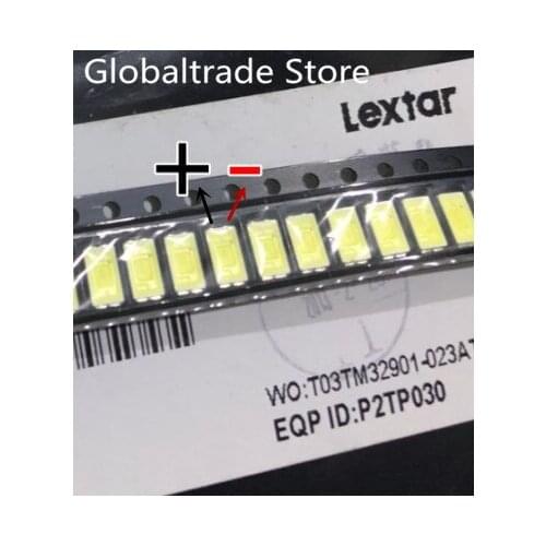 100PCS Lextar LED Backlight 0.5W 5630 3V Cool white LCD Backlight for TV TV Application PT56Z03 V2