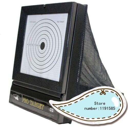 Tactical BB Recycling Device Airsoft Aim Target for Shooting Training Device Durable Net Trap 10 Sheets Paper