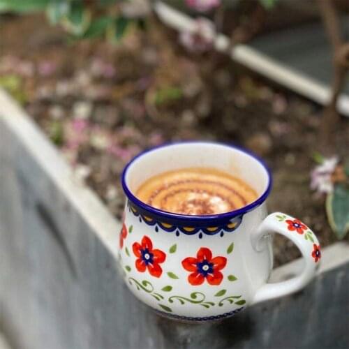 High temperature Warm Flowers Mug/Coffee Cup/Spring Mug