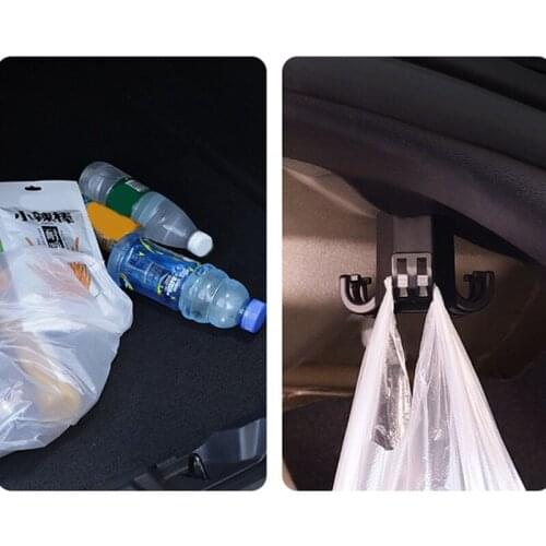 Tesla Model 3 Durable Car Bolt Cover Mounting Holder Anti-swinging Shopping Bag Hanger Car Interior Hook Hanger