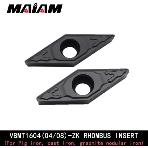Vbmt turning tool vbmt1604 vbmt160404 vbmt160408 svub s20 turning tool rod insert for Pig iron, cast iron, graphite nodular iron
