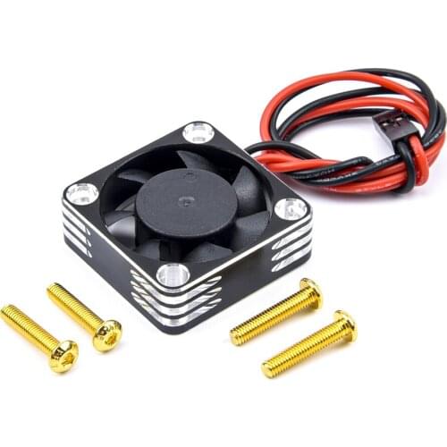 30x30mm Motor Cooling Fan Metal Frame Heatsink 10000RPM Heat Dissipation Cooling Fan For 540 550 Brushless Motor RC Car Repair
