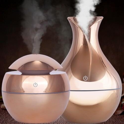 130ml USB ultrasonic air humidifier mini aromatherapy LEDlight mist maker for home air humidifier