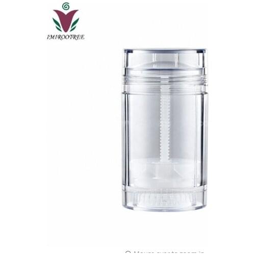 4pcs 50ml 50g Crystal Clear Empty Deodorant Balm Container for Plastic deodorant Stick