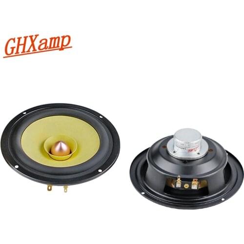 5.25Inch Full Range Speaker NdFeB Loudspeaker Tweeter Mid Woofer Cotton Linen Fibe Cone For Meeting Background Audio Unit 2PCS