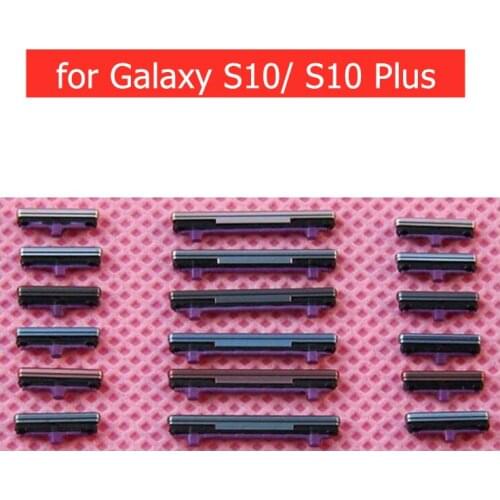 For Samsung Galaxy S10/ S10 Plus Power Volume Button Side Key Button On Off Switch Key Replace Repair Spare Parts