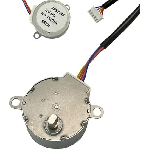 35BYJ 46 12V DC air conditioner motor 1:85 45 ohms Hang up leaves Synchronous Step swing flap MOTOR