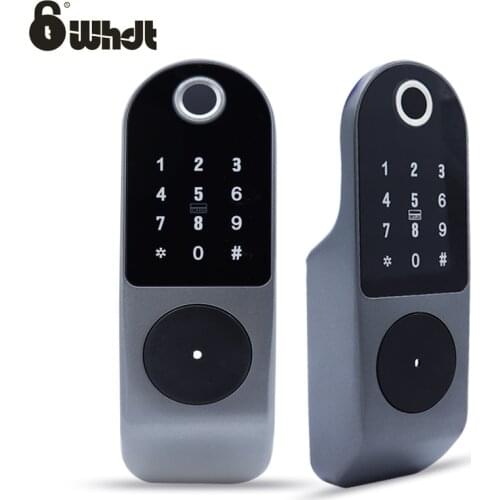 WHDT electronic smart lock fingerprint door lock RFID touchscreen codes/fobs/APP/keys keypad door lock for home hotel apartment