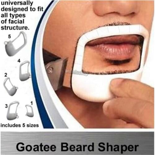 5PCS Beard Styling Tool Modeling Template Mens Shaving Care Gift Goatee Fashion Comb