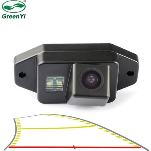 Intelligent Dynamic Trajectory Tracks Rear View Reversing Backup Camera For Toyota Prado Land Cruiser 120 Parking Assistance