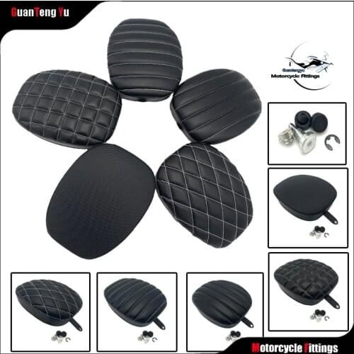 Motorcycle Rear Passenger Seat Cushion Pillion Leather Pad Cover For Harley-Davidson Sportster X48 XL883 XL1200 72 2004-2019 New