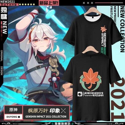 Hot Game Genshin Impact T Shirt Women Men Cosplay Top 3D Print Tee Klee Diluc Venti Paimon Short Sleeve Hip Hop T-Shirt