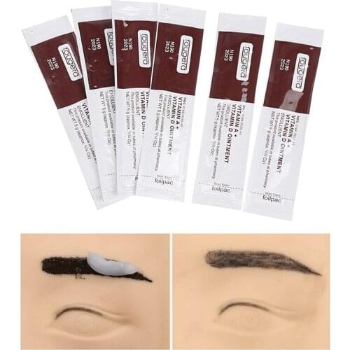 10PCS Vitamin A&D Ointment After Cream for Tattoos Care Skin Repair VA VD Vitamin Body Art Healing Skin Permanent Makeup Tools