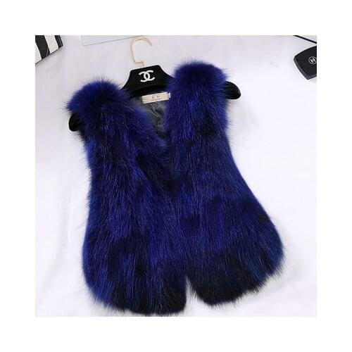 Fur, vest, fur and fur of short-style fur waistcoat womens fashionable shoulder raccoon free shipping F38