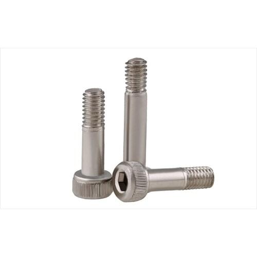 Model bushing screw Carbon steel M2 M3 M4 screw half thread Nickel 12.9 grade high strength semi thread hexagon socket