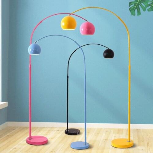 Floor lamp modern living room sofa fishing lamp bedroom simple modern creative foot switch for floor lamp chinese floor lamp